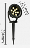 Светильник ландшафтный 24V. 9W.IP66